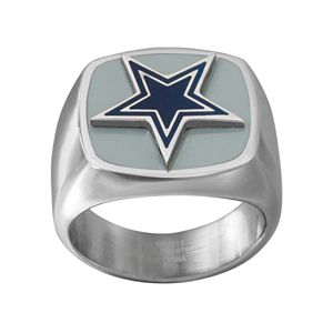 Men's Stainless Steel Dallas Cowboys Ring