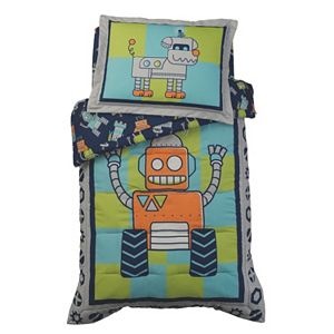 KidKraft Robot Toddler Bedding Set
