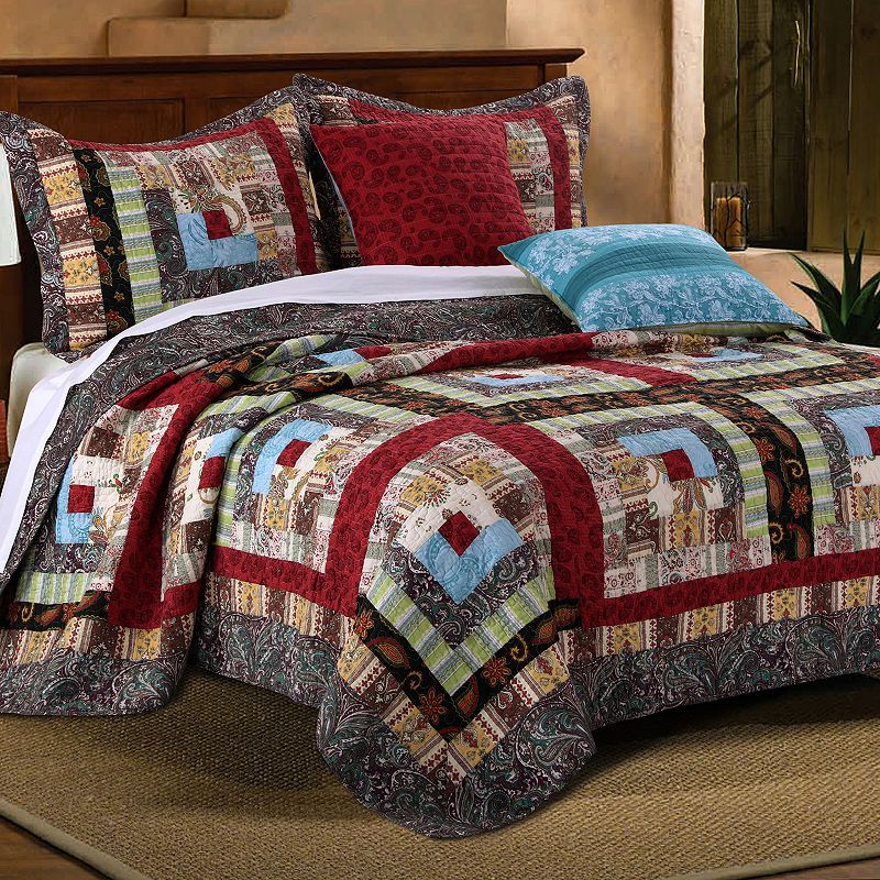 51211607 Colorado Lodge Quilt Set, Multicolor, Full/Queen sku 51211607