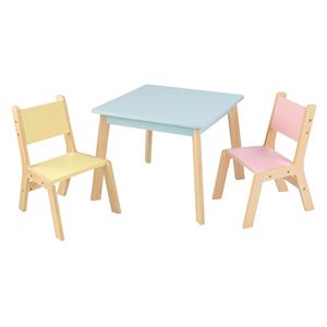 KidKraft Pastel Modern Table & Chair 3-piece Set
