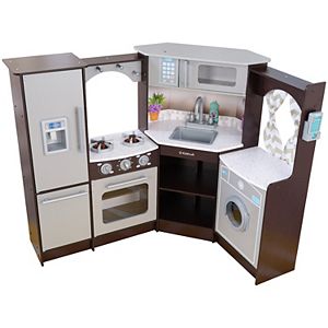 KidKraft Ultimate Corner Play Kitchen with Lights & Sounds