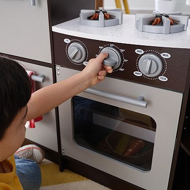 KidKraft Ultimate Corner Play Kitchen with Lights & Sounds