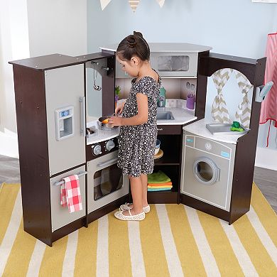 KidKraft Ultimate Corner Play Kitchen with Lights & Sounds