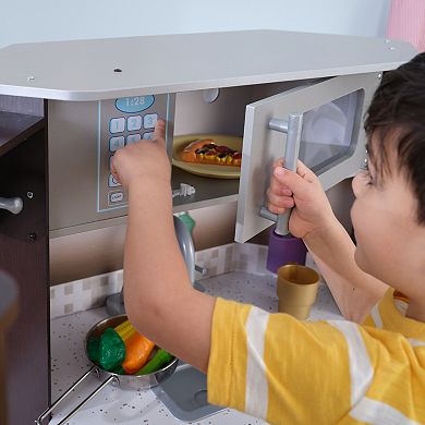 KidKraft Ultimate Corner Play Kitchen with Lights & Sounds