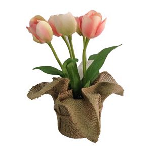 SONOMA Goods for Life™ Artificial Pink Tulip Potted Plant