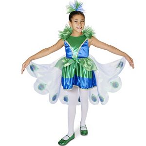 Kids Pretty Little Peacock Costume