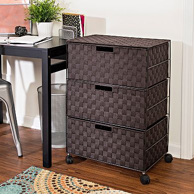 Honey-Can-Do 3 Drawer Wheeled Chest