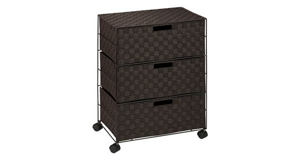 Honey-Can-Do 3 Drawer Wheeled Chest