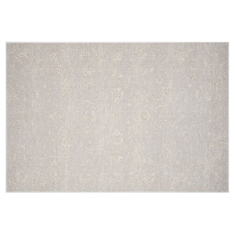 Safavieh Carnegie Sophia Framed Floral Rug, Grey, 5X7.5 Ft