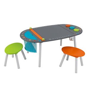 KidKraft Chalkboard Art Table & Stool 3-piece Set