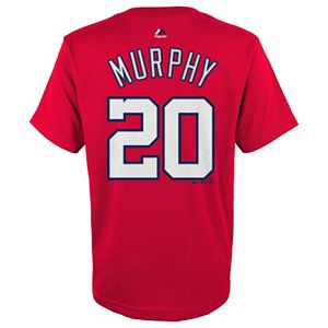 Boys 8-20 Majestic Washington Nationals Daniel Murphy Player Name and Number Tee