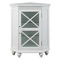Classy Collection Corner Wall Cabinet White Walmart Com Wall Cabinet Elegant Home Fashions Bathroom Corner Storage