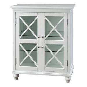 Elegant Home Fashions Wyatt Two Door Floor Storage Cabinet