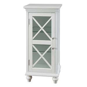 Elegant Home Fashions Wyatt One Door Floor Storage Cabinet