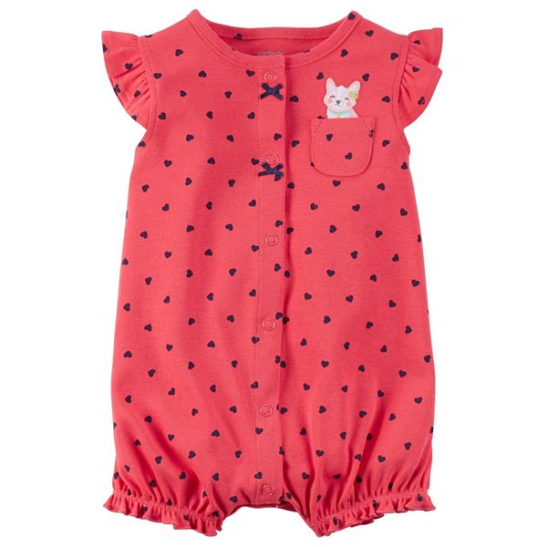 Baby Girl Carter's Heart Romper
