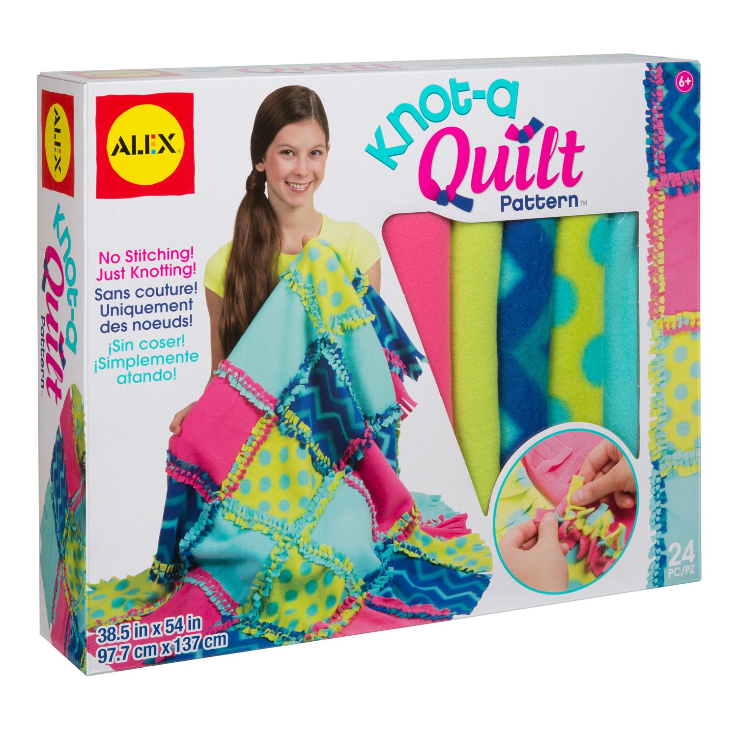 alex toys craft knot a quilt kit