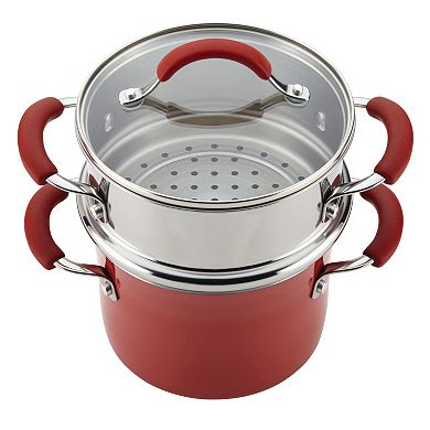 Rachael Ray Cucina 3-qt. Nonstick Aluminum Stockpot