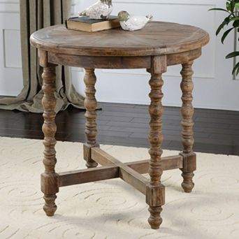 Uttermost Samuelle Round End Table