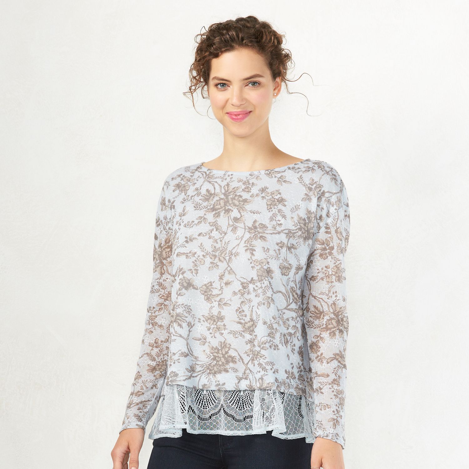 kohls lace shirt