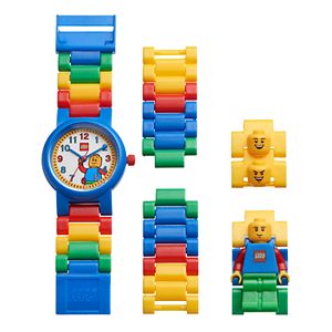 LEGO Kids' Classic Minifigure Interchangeable Watch Set