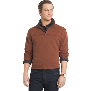 Big & Tall Arrow Classic-Fit Sueded Fleece Quarter-Zip Pullover