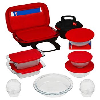 pyrex deep baking dish set 2 piece