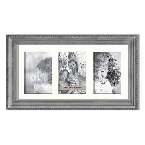 Fashion Gallery Collection 3-Opening 4 x 6 Beaded Collage Frame