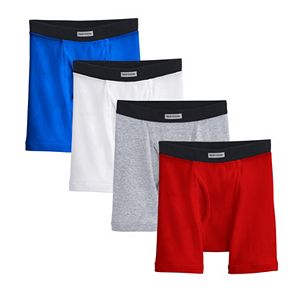 Boys Fruit Of The Loom Signature 4-Pack Boxer Briefs