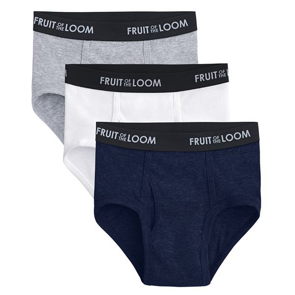 Men's White Briefs (3 Pack) by Fruit of the Loom