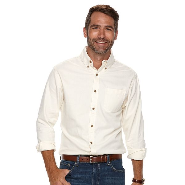 Men's Croft & Barrow® ClassicFit Woven ButtonDown Shirt