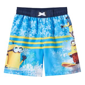 Boys 4-7 Despicable Me Minion Swim Trunks