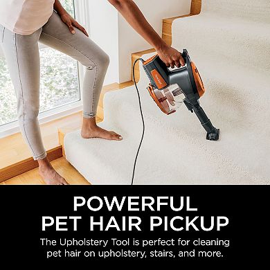 Shark® Rocket® Ultra-Light Corded Bagless Stick Vacuum for Carpet and Hard Floor Cleaning with Swivel Steering, Detachable Hand Vacuum, Convenient Storage, and Easy-Empty Dustcup, HV301