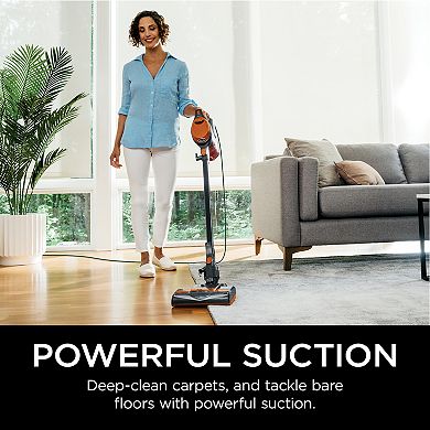 Shark® Rocket® Ultra-Light Corded Bagless Stick Vacuum for Carpet and Hard Floor Cleaning with Swivel Steering, Detachable Hand Vacuum, Convenient Storage, and Easy-Empty Dustcup, HV301
