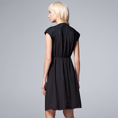 Vera wang black dress kohls discount