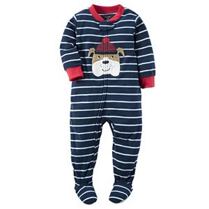 Toddler Boy Carter's Animal Fleece Footed Pajamas
