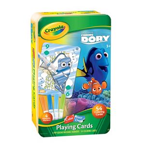 Disney / Pixar Finding Dory Color Your Own Playing Cards Set by Crayola