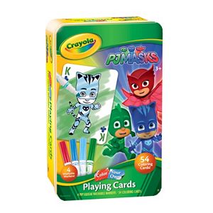 PJ Masks Owlette, Catboy & Gekko Color Your Own Player Cards Set by Crayola