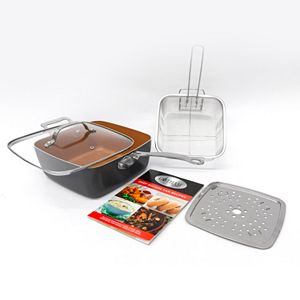 As Seen on TV Gotham Steel 5-pc. Nonstick Titanium & Ceramic Deep Square Frypan Set