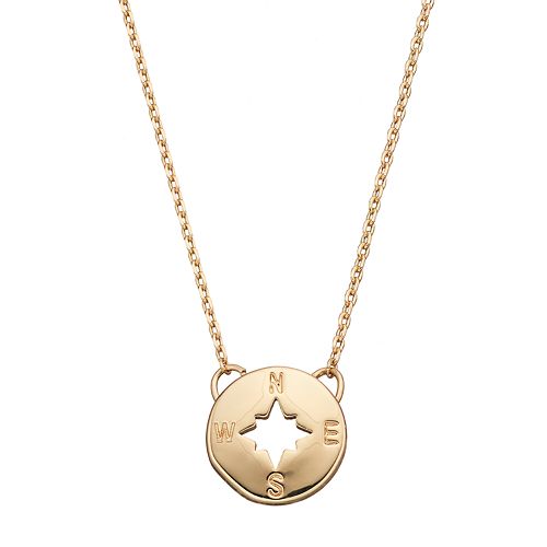 LC Lauren Conrad Cutout Star Compass Necklace