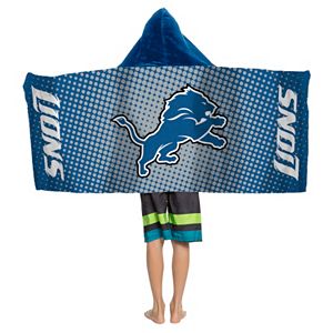 Youth Detroit Lions Hooded Beach Towel