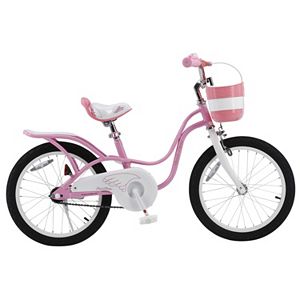 Girls Royalbaby Little Swan 18-Inch Bike with Basket