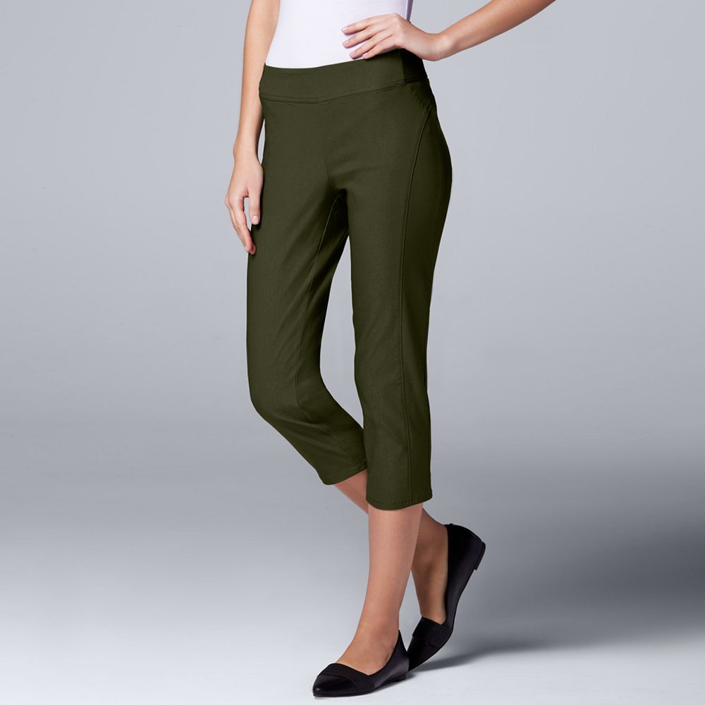 Women's Simply Vera Vera Wang Twill Capris