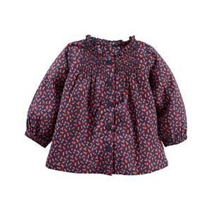 Baby Girl OshKosh B'gosh® Print Pintuck Shirt