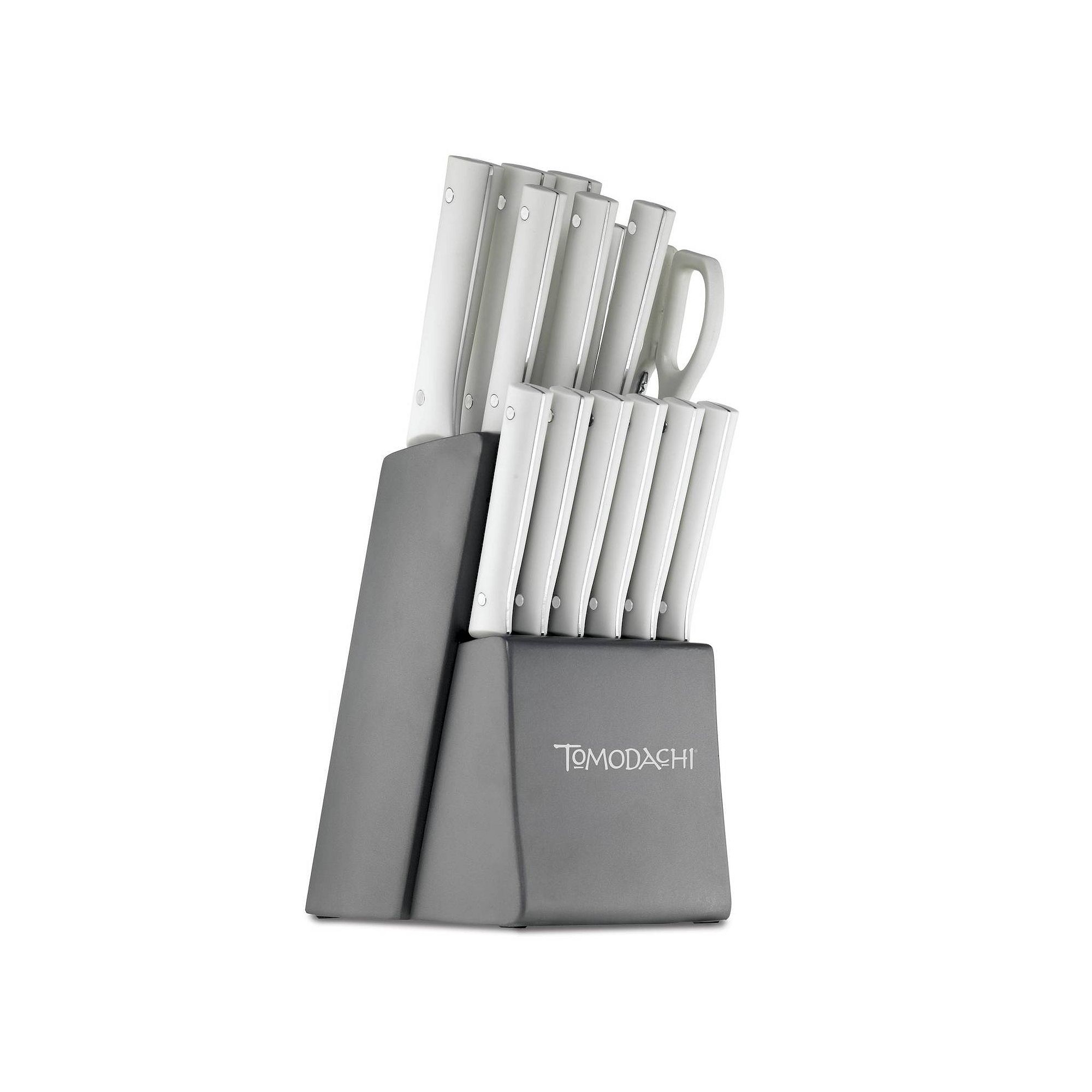 Hampton Forge Tomodachi Fuji 15-pc. Knife Set, White