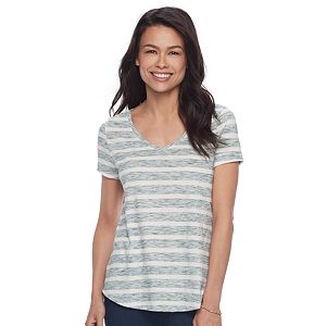 Petite SONOMA Goods for Life™ Essential V-Neck Tee