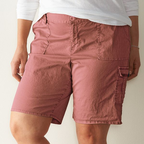 Plus Size Sonoma Goods For Life® Cargo Bermuda Shorts