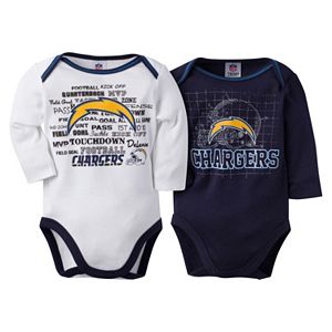 Baby San Diego Chargers 2-Pack Bodysuits