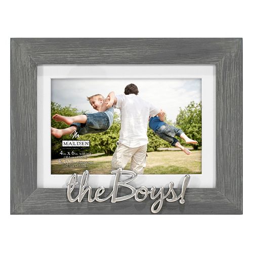 “The Boys” 4″ x 6″ Distressed Frame