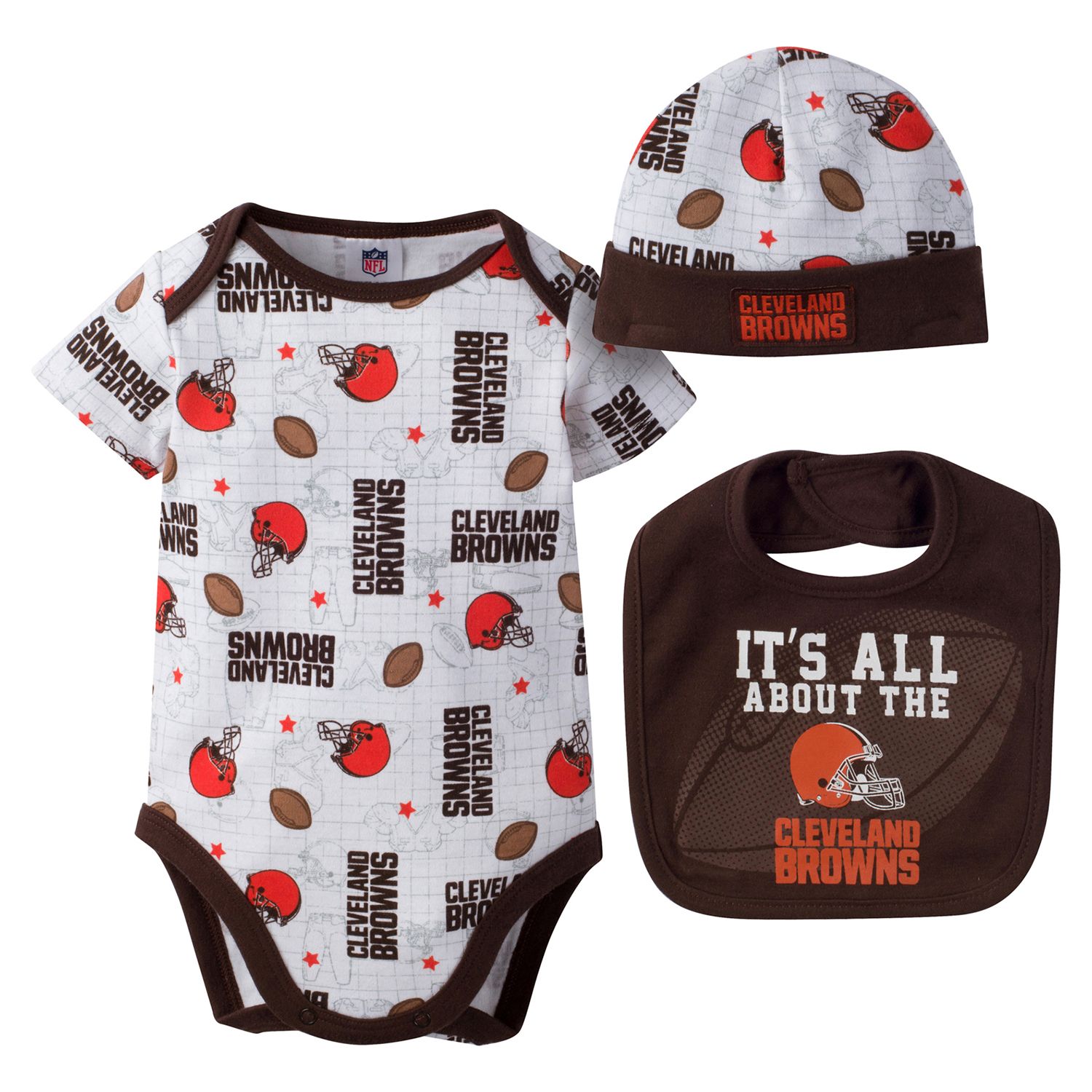 cleveland browns baby onesie