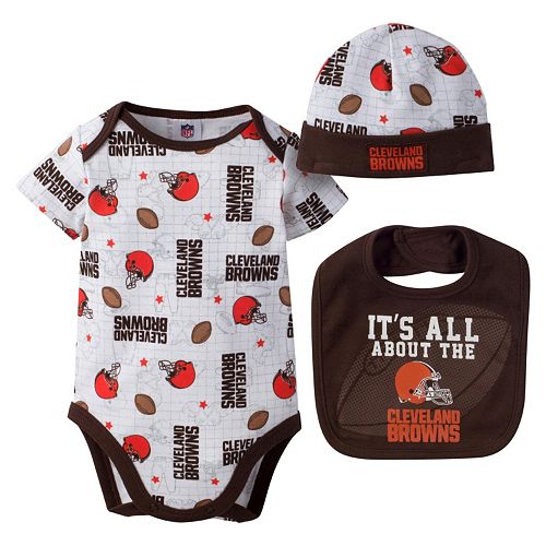 Cleveland Browns Baby Gift Set